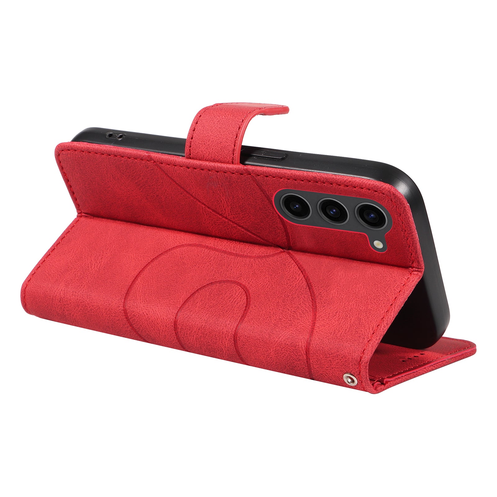 For Samsung Galaxy S23 PU Leather Phone Case Imprinted Line Cover with Stand Wallet For Samsung Galaxy S23 PU Leather Phone Case Imprinted Line Cover with Stand Wallet